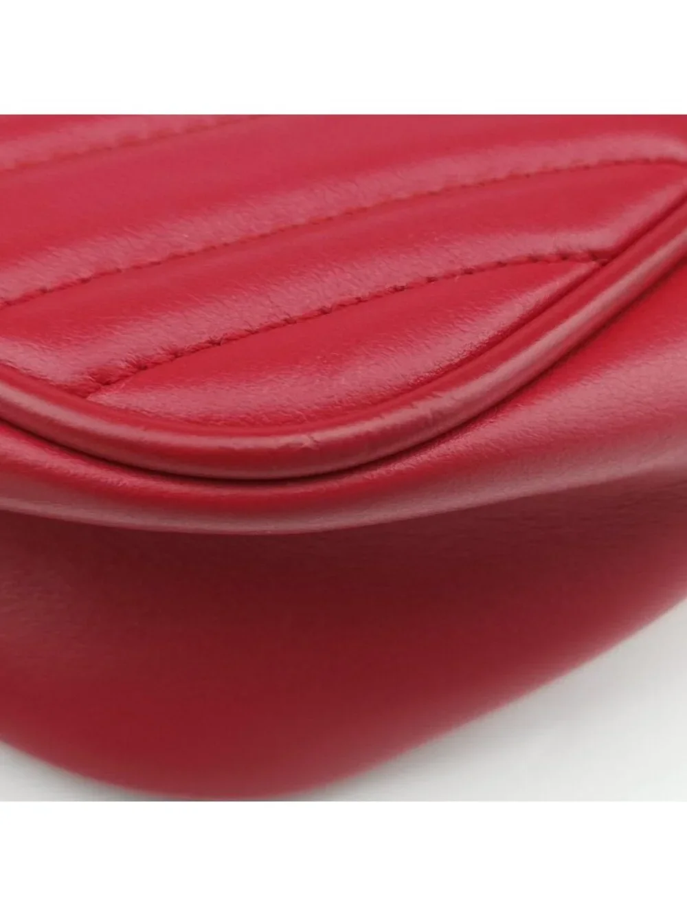 Gucci GG Marmont Red Leather Shoulder Bag